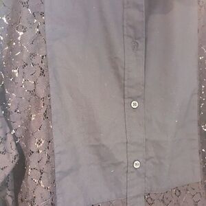 Gap Lace Bib Big Shirt - NWOT
